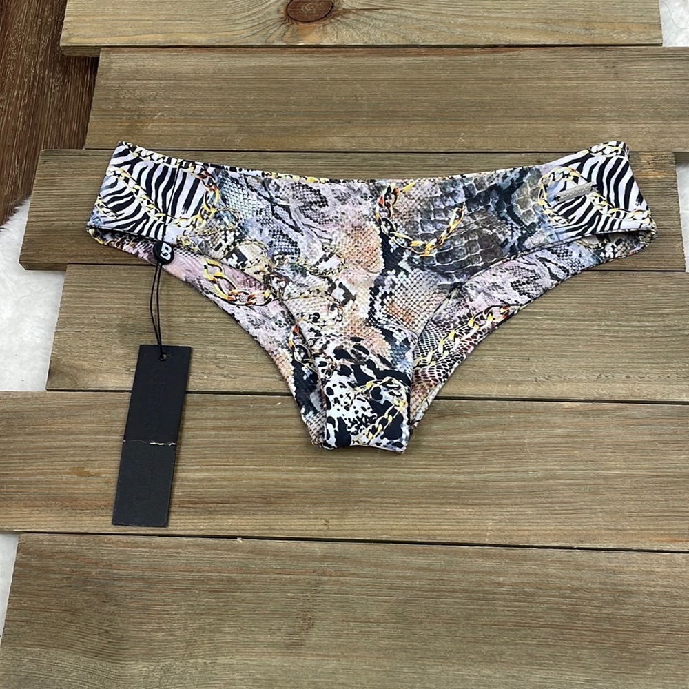 NTW Blackbough Multi-Color Animal Print Bikini Bottoms